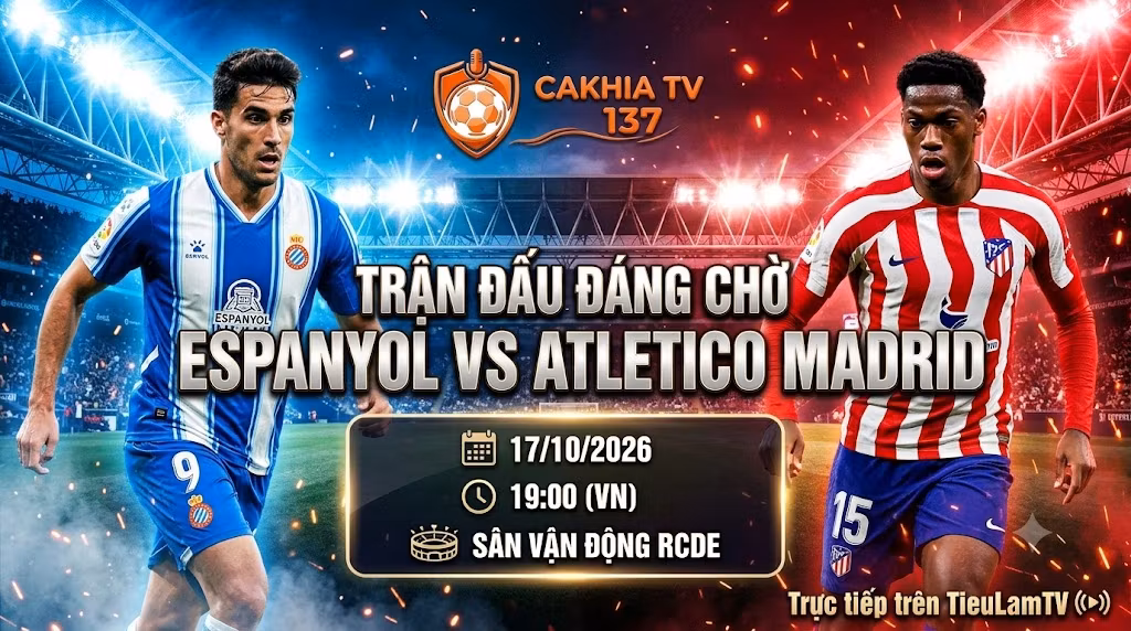 Phân Tích Chuyên Sâu Espanyol vs Atletico Madrid (19h00, 17/10): Thử thách tại RCDE
