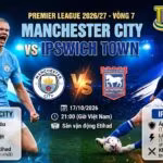 Nhận định Man City vs Ipswich 17/10/2026 - Soi kèo Ngoại hạng Anh cùng TieuLamTV